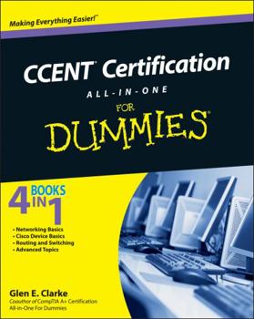 Paperback Ccent Certification All-In-One for Dummies [With CDROM] Book