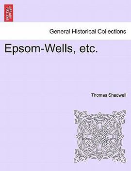 Paperback Epsom-Wells, Etc. Book