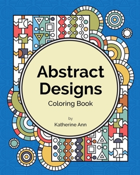 Paperback Abstract Designs Coloring Book