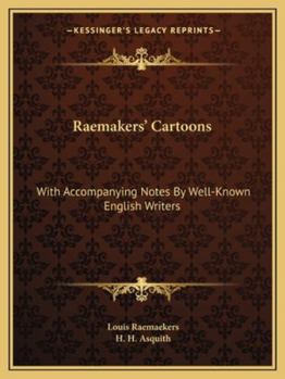Paperback Raemakers' Cartoons: With Accompanying Notes By Well-Known English Writers Book