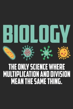 Biology: Biology Notebook Blank Line Journal Lined with Lines 6x9 120 Pages Checklist Record Book Take Notes Science Biologist Planner Paper Women Christmas Gift for Biology Teacher Science Lover