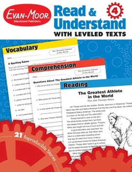 Paperback Read and Understand with Leveled Texts, Grade 4 Teacher Resource Book