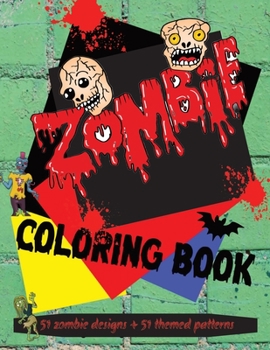 Paperback Zombie Coloring Book