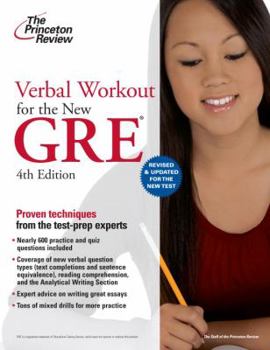 Paperback Verbal Workout for the New GRE, 4th Edition (Graduate School Test Preparation) Book