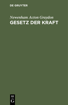 Hardcover Gesetz Der Kraft [German] Book