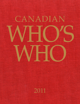 Hardcover Canadian Who's Who 2011 Book
