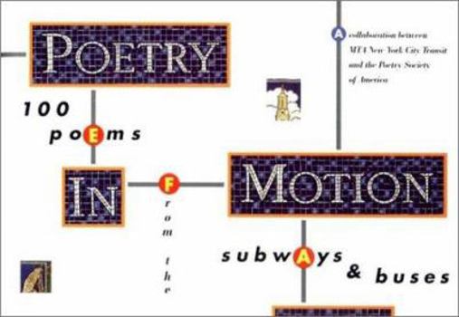 Paperback Poetry in Motion: 100 Poems from the Subways and Buses Book