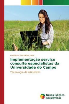 Paperback Implementação serviço consulte especialistas da Universidade do Campo [Portuguese] Book