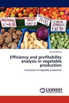 Paperback Efficiency and profitability analysis in vegetable production Book