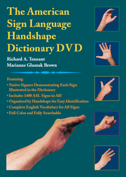 DVD The American Sign Language Handshape Dictionary DVD Book