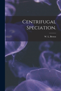 Paperback Centrifugal Speciation. Book