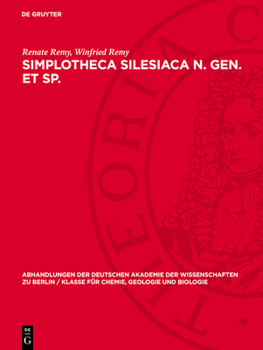 Hardcover Simplotheca Silesiaca N. Gen. Et Sp. [German] Book