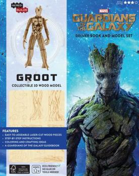 Hardcover Incredibuilds: Marvel: Groot: Guardians of the Galaxy Deluxe Book and Model Set: A Guide to the Cosmic Adventurers Book