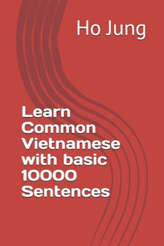 Paperback Learn Common Vietnamese with basic 10000 Sentences Book
