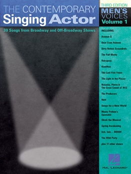 Paperback Contemporary Singing Actor: Men's Voices - Volume 1 Book