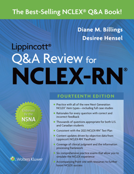 Paperback Lippincott Q&A Review for Nclex-RN Book