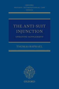 Paperback Anti-Suit Injunction Supplem Opils: Ncs P Book