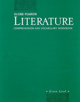 Paperback Globe Fearon Literature Comprehension and Vocabulary Workbook, Green Level Book