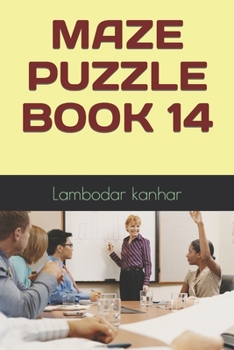 Paperback Maze Puzzle Book 14 Book