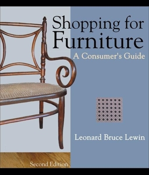 Paperback Shopping for Furniture: A Consumer's Guide Book