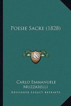 Paperback Poesie Sacre (1828) [Italian] Book