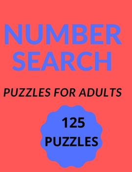 Paperback Number Search: Puzzles for adults Book