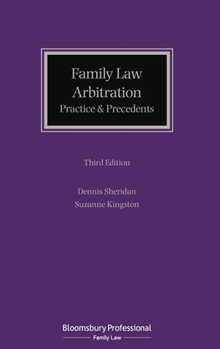 Paperback Family Law Arbitration: Practice and Precedents Book