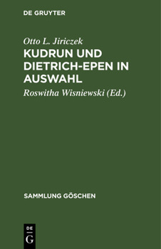 Hardcover Kudrun und Dietrich-Epen in Auswahl [German] Book