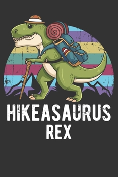 2020 Week To View Dated Planner Diary: 6x9 Inches Paperback Hiking T Rex Dino Dinosaur Hikeasaurus Rex