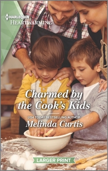 Mass Market Paperback Charmed by the Cook's Kids: A Clean Romance [Large Print] Book