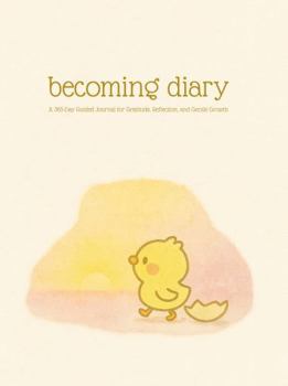 Paperback Becoming Diary: A 365-Day Guided Journal for Gratitude, Reflection, and Gentle Growth Book