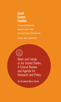 Paperback Work and Family in the United States: A Critical Review and Agenda for Research and Policy Book