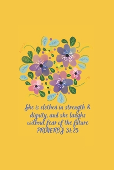 Paperback Proverbs 31: 25: Monthly Planner Book