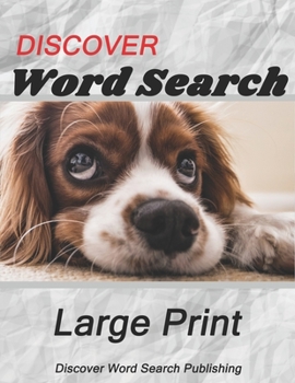 Paperback Large Print Word Search - Dogs: Dogs, breeds and related words [Large Print] Book