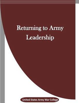 Returning to Army Leadership