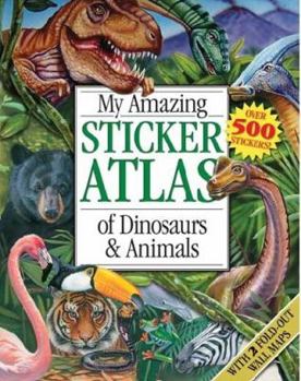 Paperback My Amzing Sticker Atlas Book