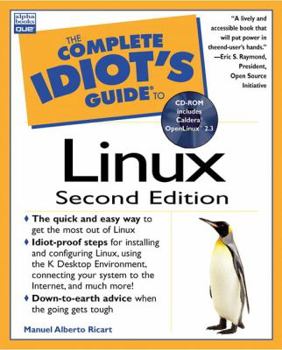 Paperback Complete Idiot's Guide to Linux, 2e [With Caldera Openlinux 2.2] Book