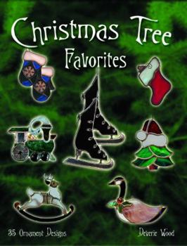 Paperback Christmas Tree Favorites Stained Glass by Deverie Wood Book