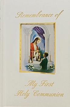 Hardcover Remembrance of My First Holy Communion Album Boy Book