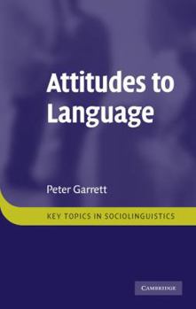 Hardcover Attitudes to Language Book