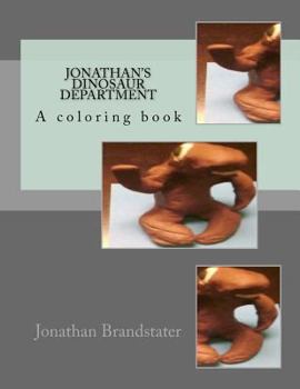 Paperback Jonathan's Dinosaur department: A coloring book