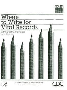 Paperback Where to Write for Vital Records: Births, Deaths, Marriages, and Divorces Book