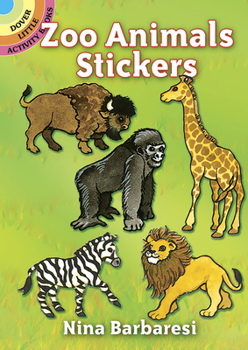 Paperback Zoo Animals Stickers Book