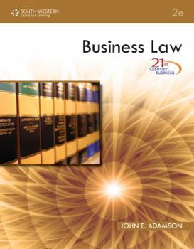 Paperback 21st Century Business: Business Law Book