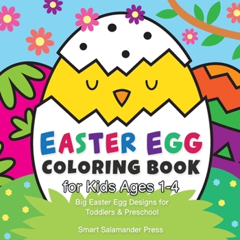Paperback Easter Egg Coloring Book for Kids Ages 1-4: Big Easter Egg Designs for Toddlers & Preschool Book
