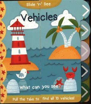 Hardcover Slide 'n' See Vehicles Book