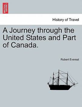 Paperback A Journey Through the United States and Part of Canada. Book