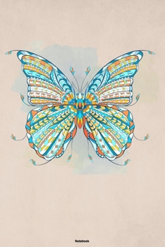 Notebook: Butterfly Polygon Animal Journal Abstract Geometric Pattern Composition Book Colorful Shapes Gift