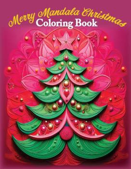 Paperback Merry Mandala Christmas Coloring Book