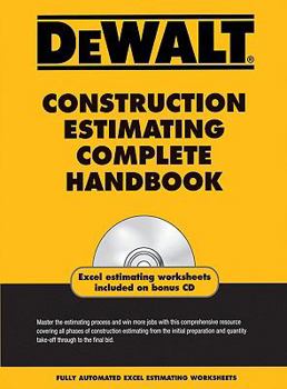Paperback Dewalt Construction Estimating Complete Handbook Book